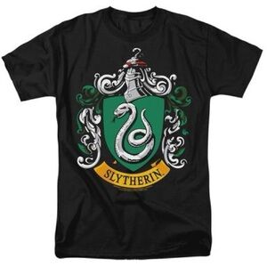 NEW Harry Potter Slytherin Crest Adult T-shirt in Black size 4XL